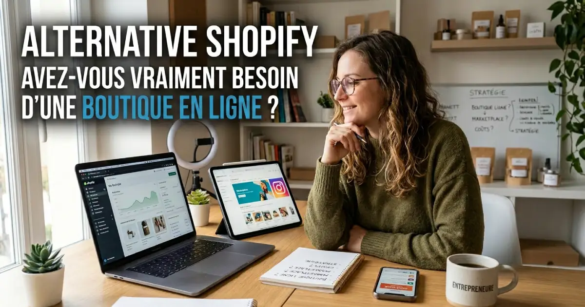 Alternative Shopify: avez-vous vraiment besoin d'une boutique en ligne?