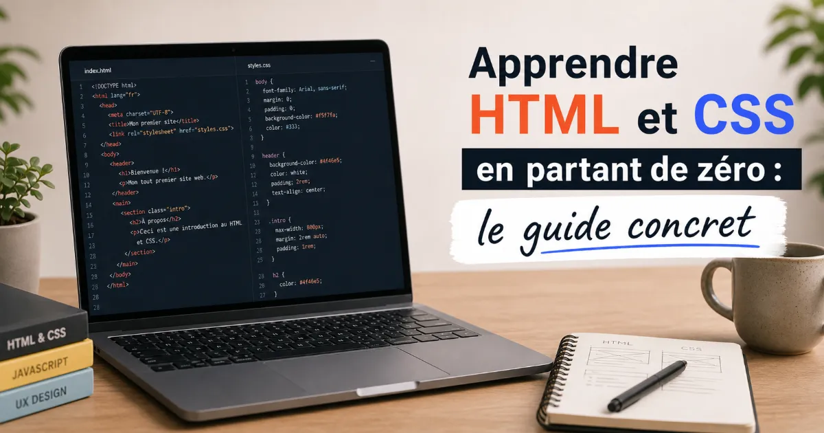 Apprendre HTML et CSS en partant de zéro : le guide concret