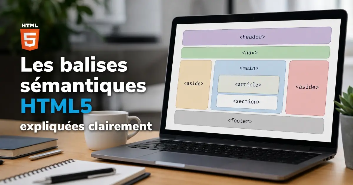 Les balises sémantiques HTML5 expliquées clairement