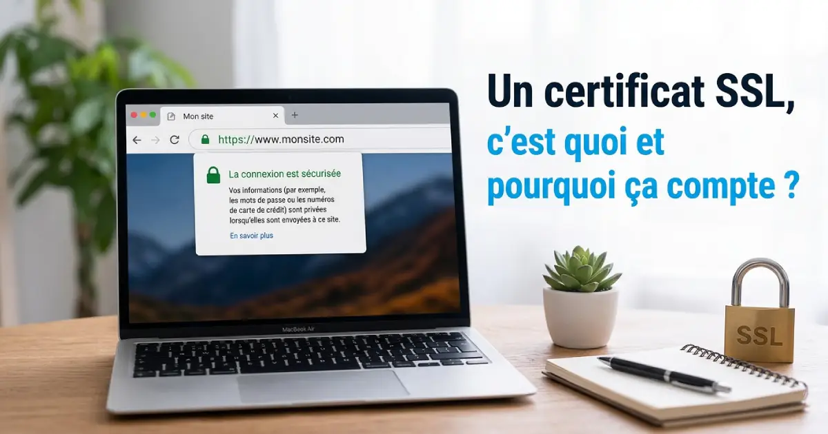 Un certificat SSL, c'est quoi et pourquoi ça compte ?