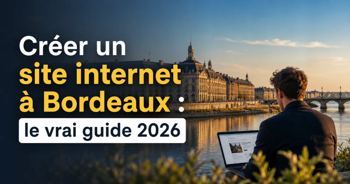 Créer un site internet à Bordeaux : le vrai guide 2026