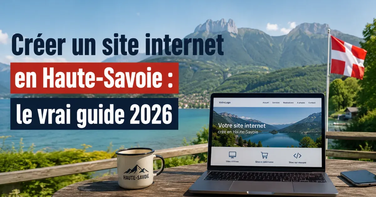 Créer un site internet en Haute-Savoie : le vrai guide 2026