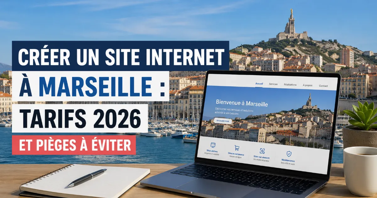 Créer un site internet à Marseille : tarifs 2026 et pièges à éviter