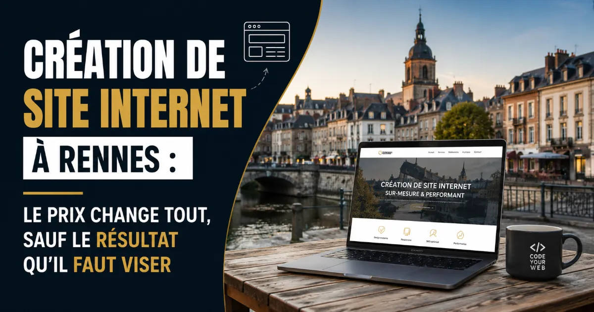 Création site internet Rennes : prix 2026