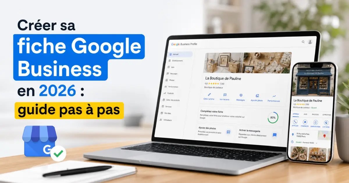 Créer sa fiche Google Business&nbsp;: les étapes exactes en 2026