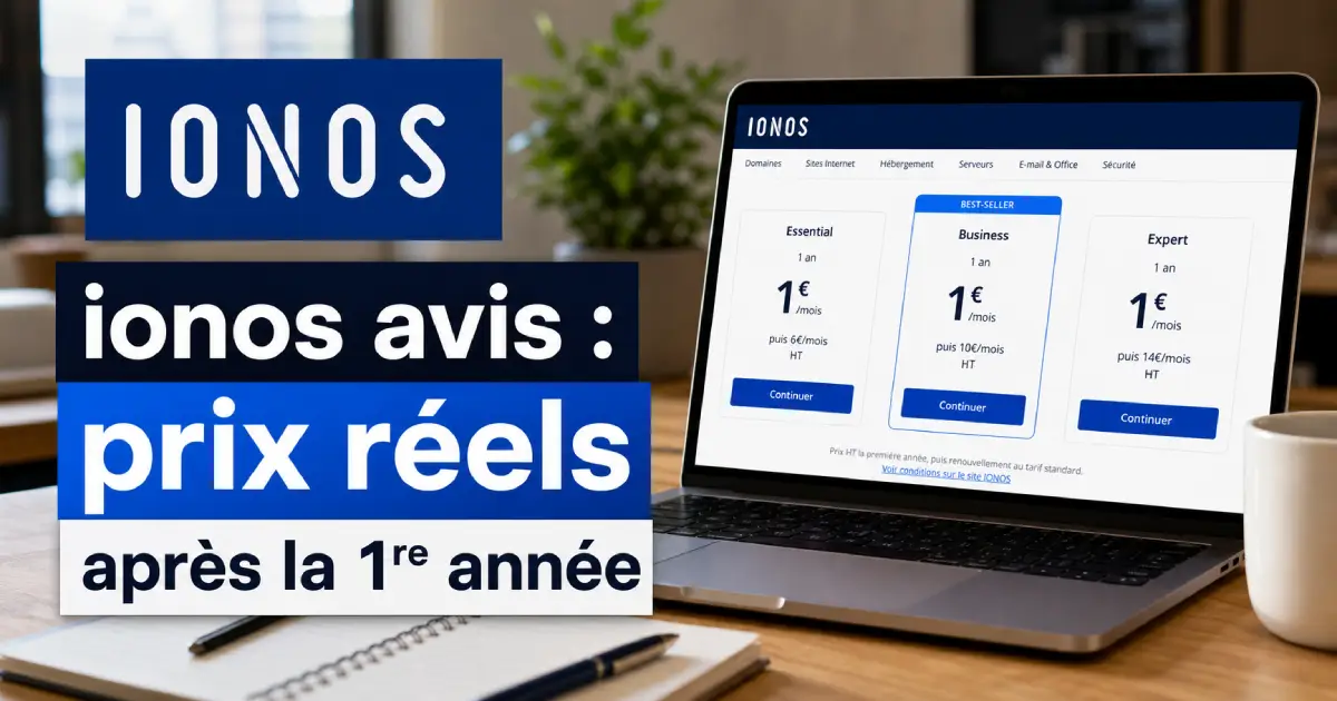 Ionos&nbsp;: ce que le prix à 1&nbsp;€ cache vraiment