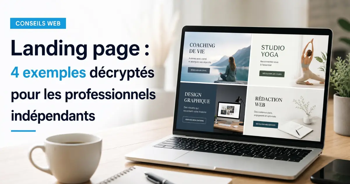 Landing page&nbsp;: 4 exemples décryptés pour les artisans