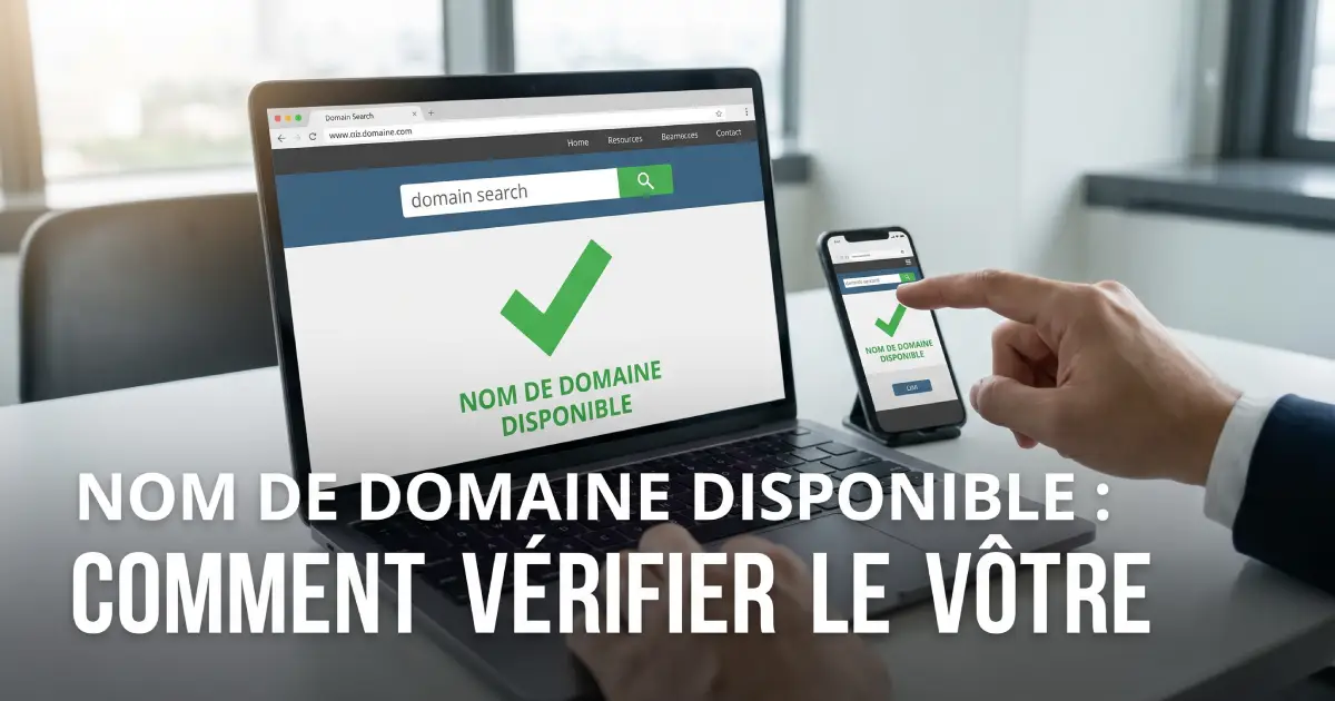 Nom de domaine disponible&nbsp;: comment vérifier et choisir