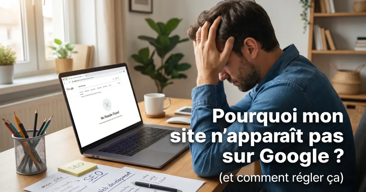 Pourquoi mon site n'apparaît pas sur Google ? (et comment régler ça)