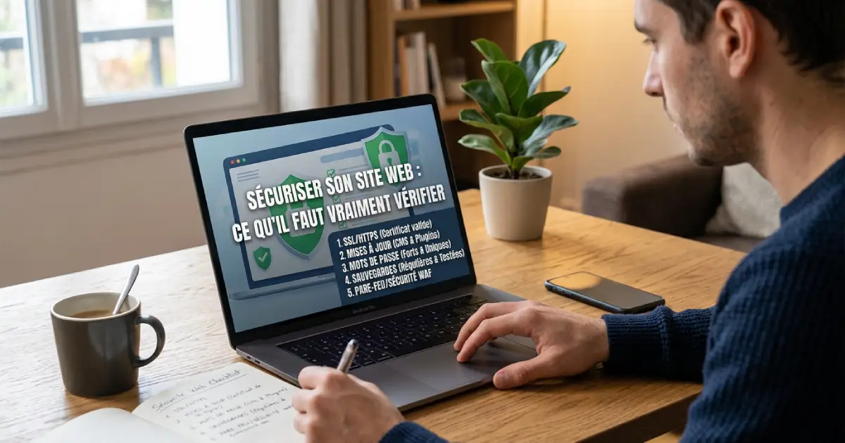Sécuriser son site : 5 vérifications sans code à faire
