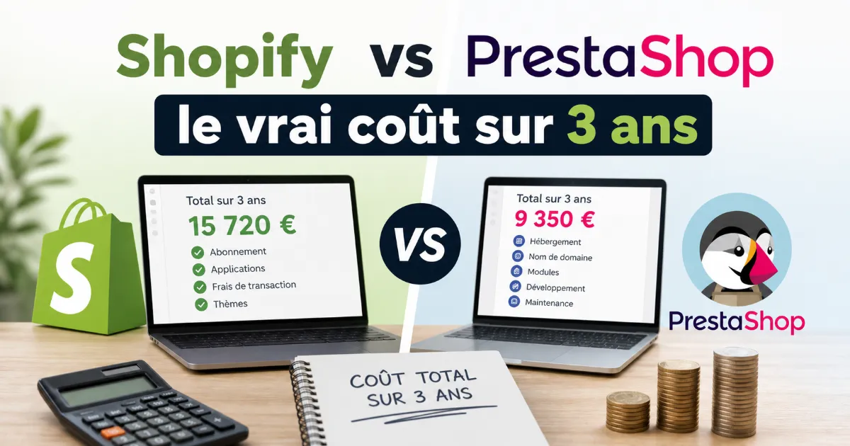 Shopify ou PrestaShop&nbsp;: lequel choisir pour votre boutique en 2026&nbsp;?