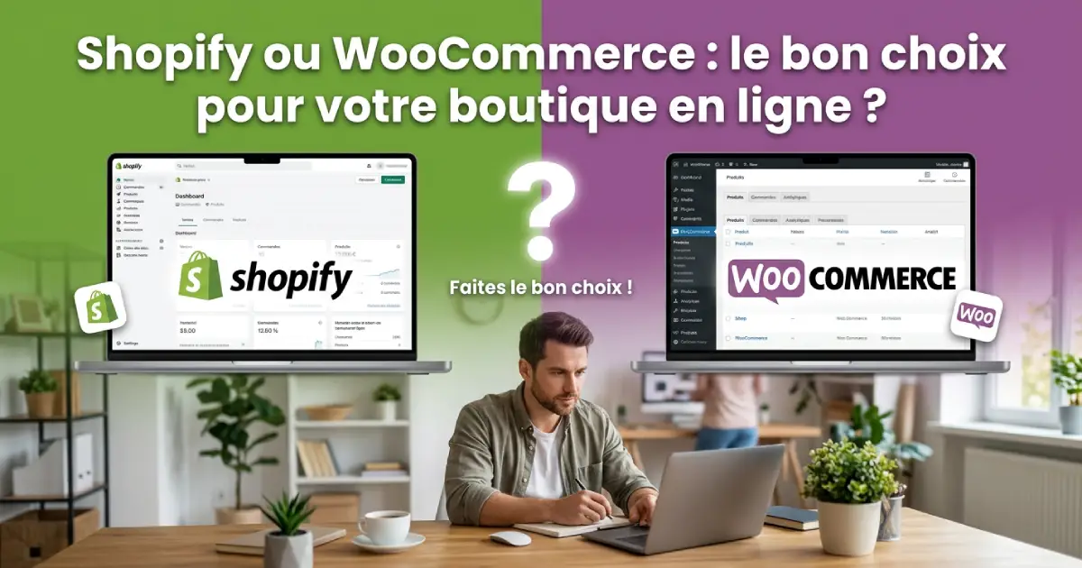 Shopify ou WooCommerce : le bon choix pour votre boutique en ligne ?