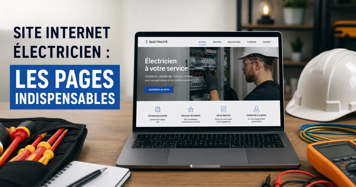 Site internet électricien : ce qui génère des appels