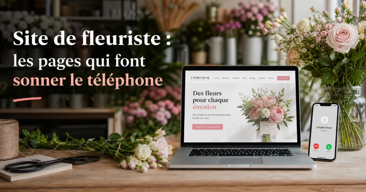Site de fleuriste : les pages qui font sonner le téléphone