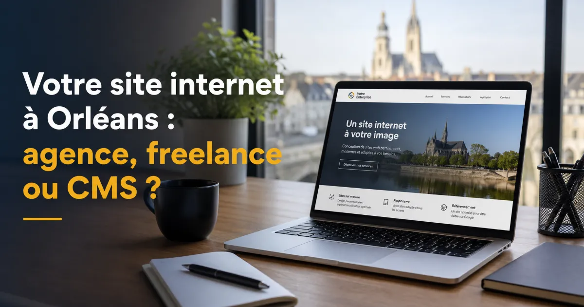 Votre site internet à Orléans : agence, freelance ou CMS ?