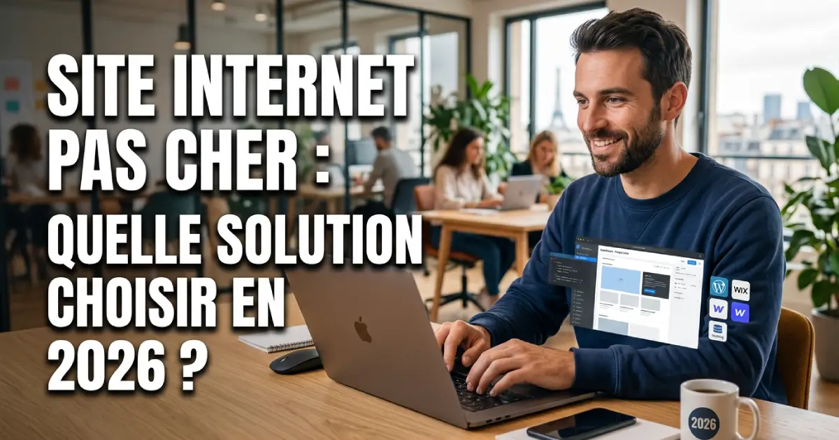 Site internet pas cher : quelle solution choisir en 2026 ?
