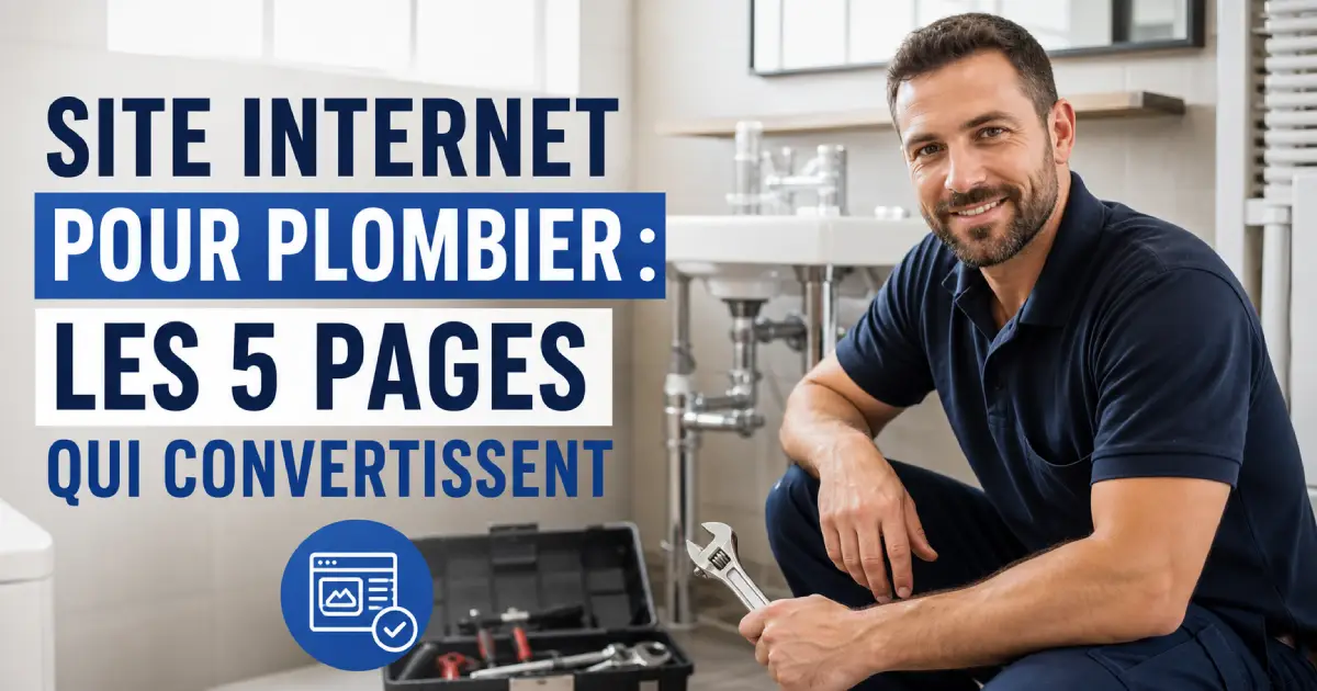 Site internet plombier : les pages qui font appeler