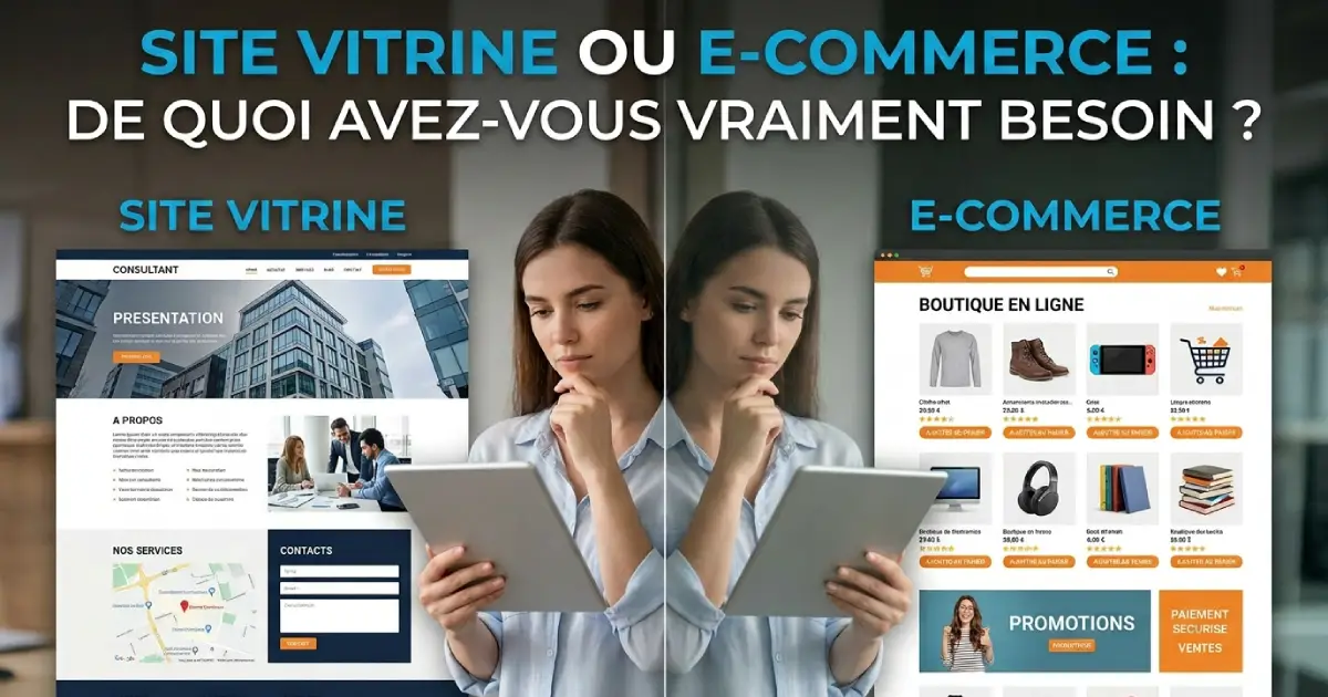 Site vitrine ou e-commerce : de quoi avez-vous vraiment besoin ?