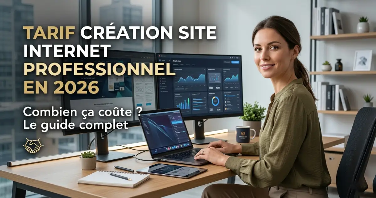 Tarif création site internet professionnel en 2026
