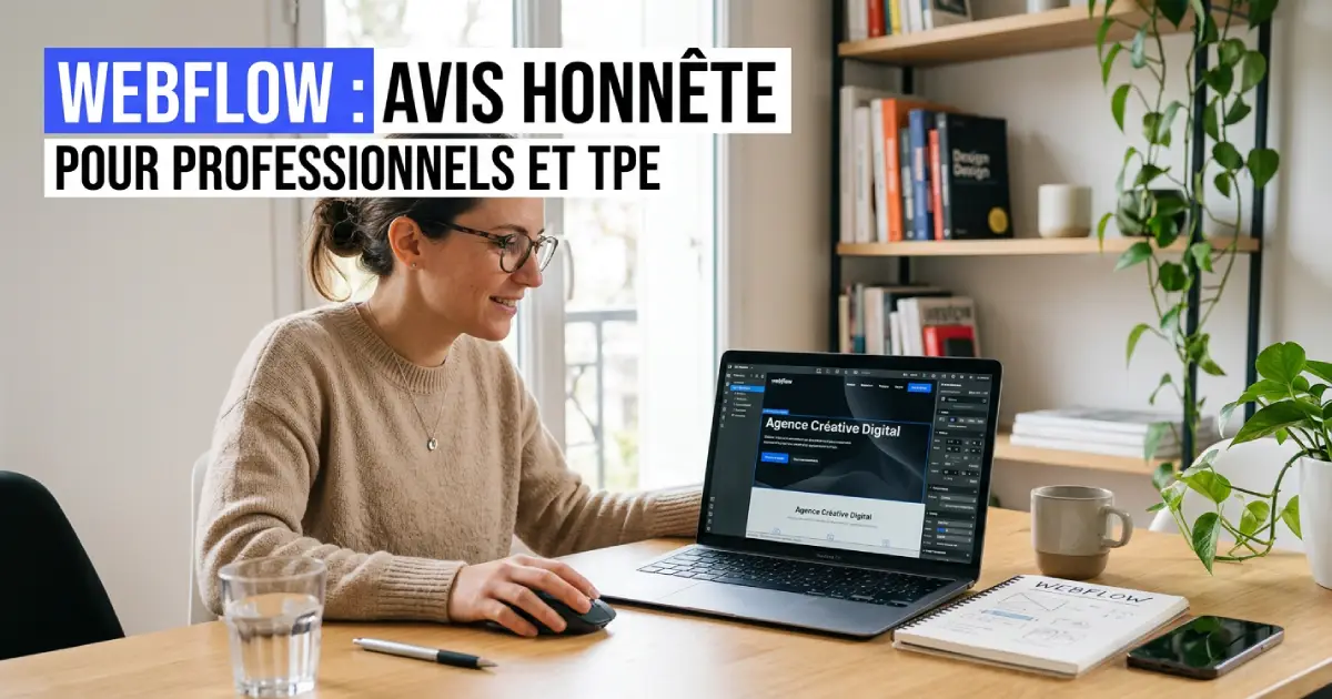 Webflow, c'est vraiment fait pour qui&nbsp;? Mon avis complet