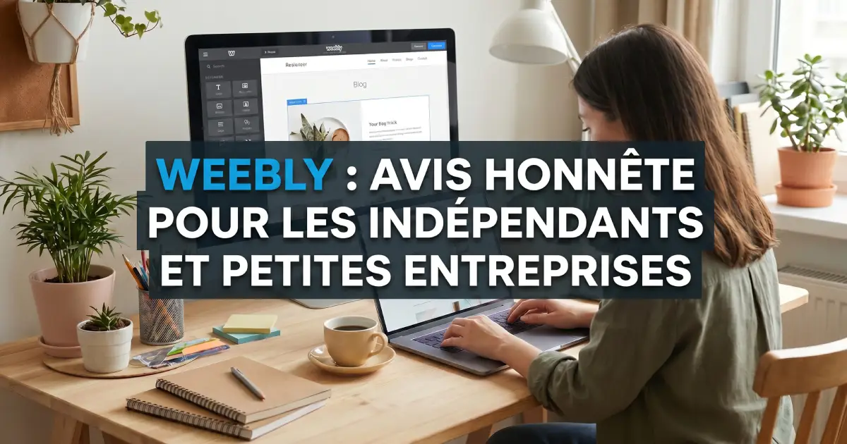 Weebly en 2026&nbsp;: notre avis honnête pour les artisans et TPE