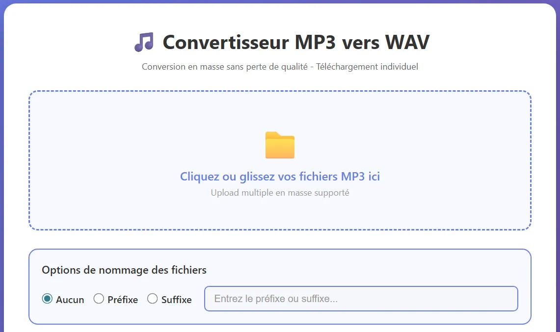 Application de conversion de fichiers audio personnalisée - CodeYourWeb